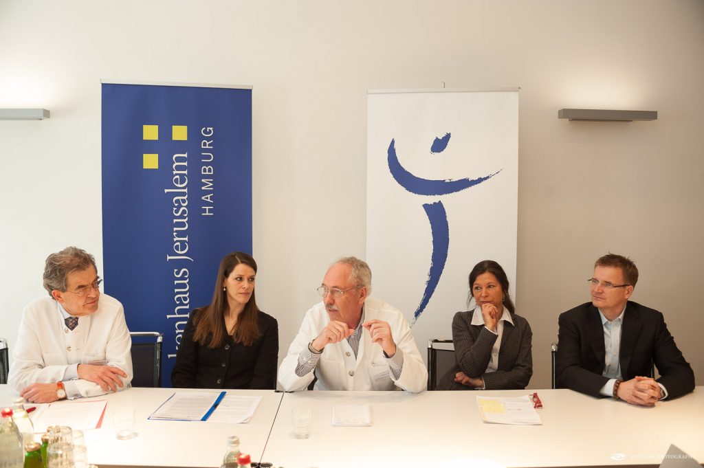 Pressekonferenz 2011 mit Prof. Goepel, Dorit Otto, Prof. Carstensen, Barbara Kirschbaum und Dr. Katzler. Foto: © Martin Zitzlaff www.zitzlaff.com